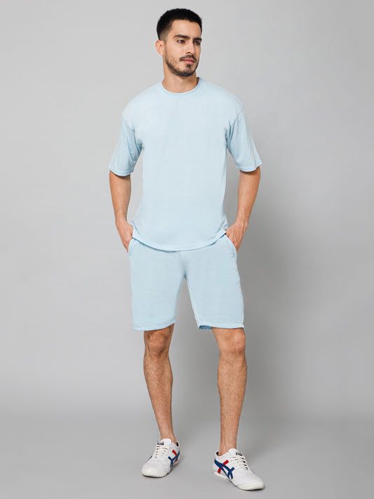 Blue Sweat Shorts, Shop Co-ords