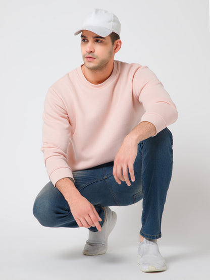 Solid Pink Sweatshirt