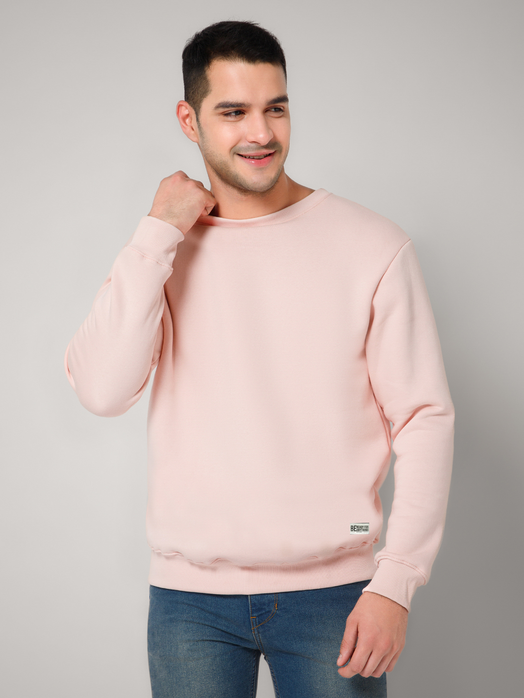 Solid Pink Sweatshirt