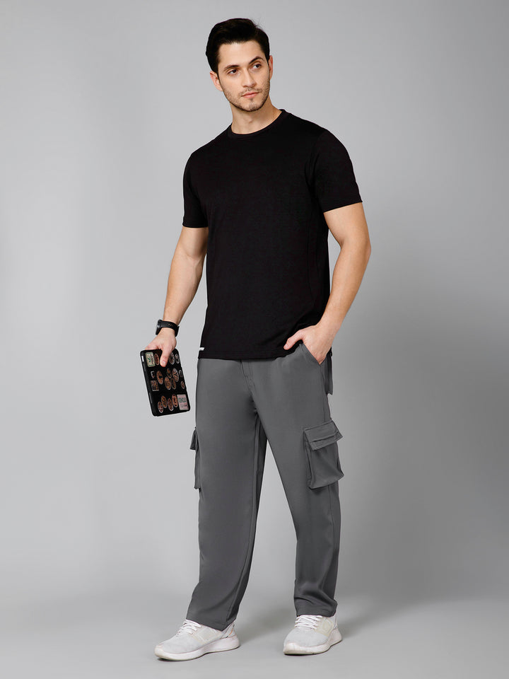 Grey Cargo Pants