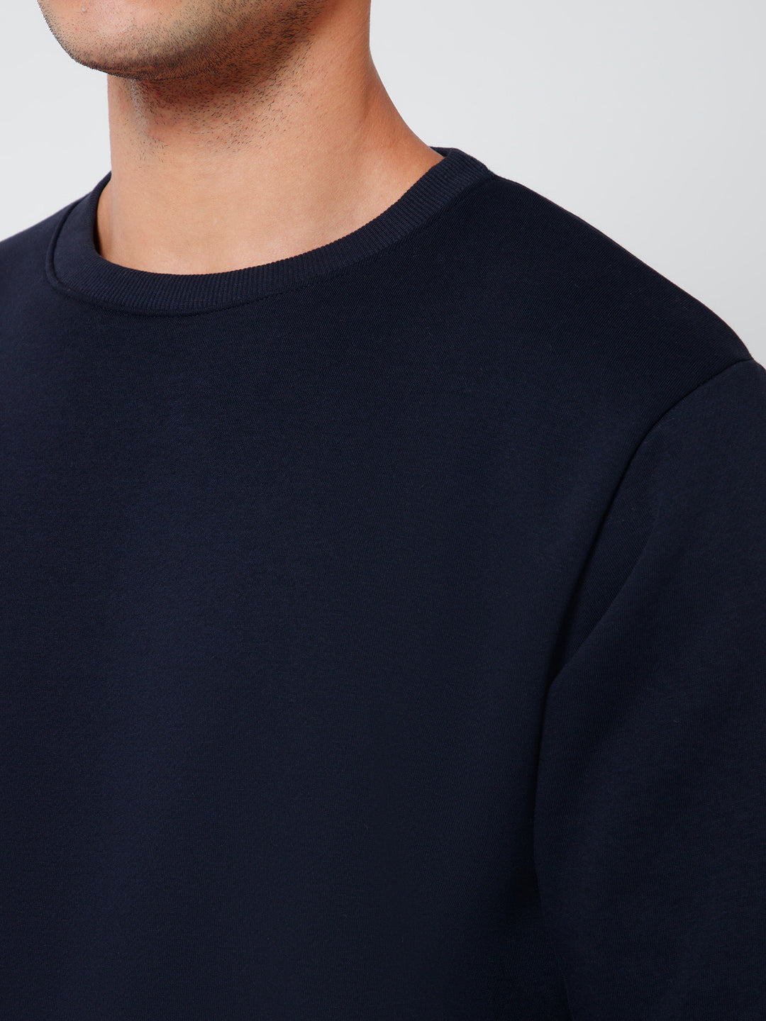 Solid Navy Sweatshirt