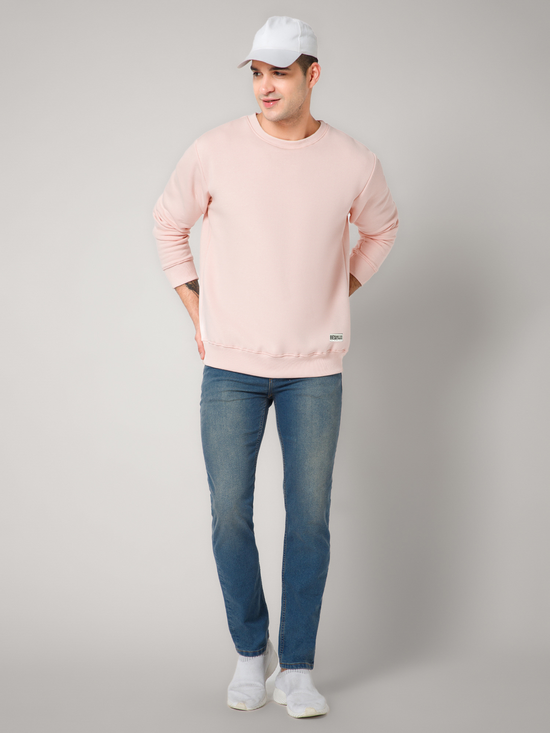 Solid Pink Sweatshirt