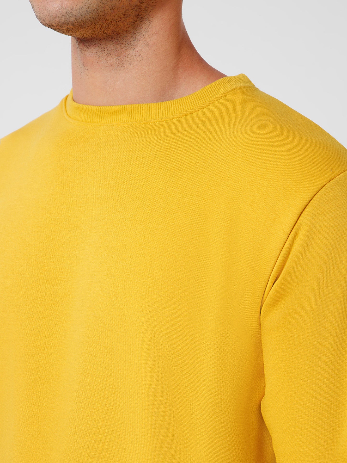 Solid  Mustard Sweatshirt