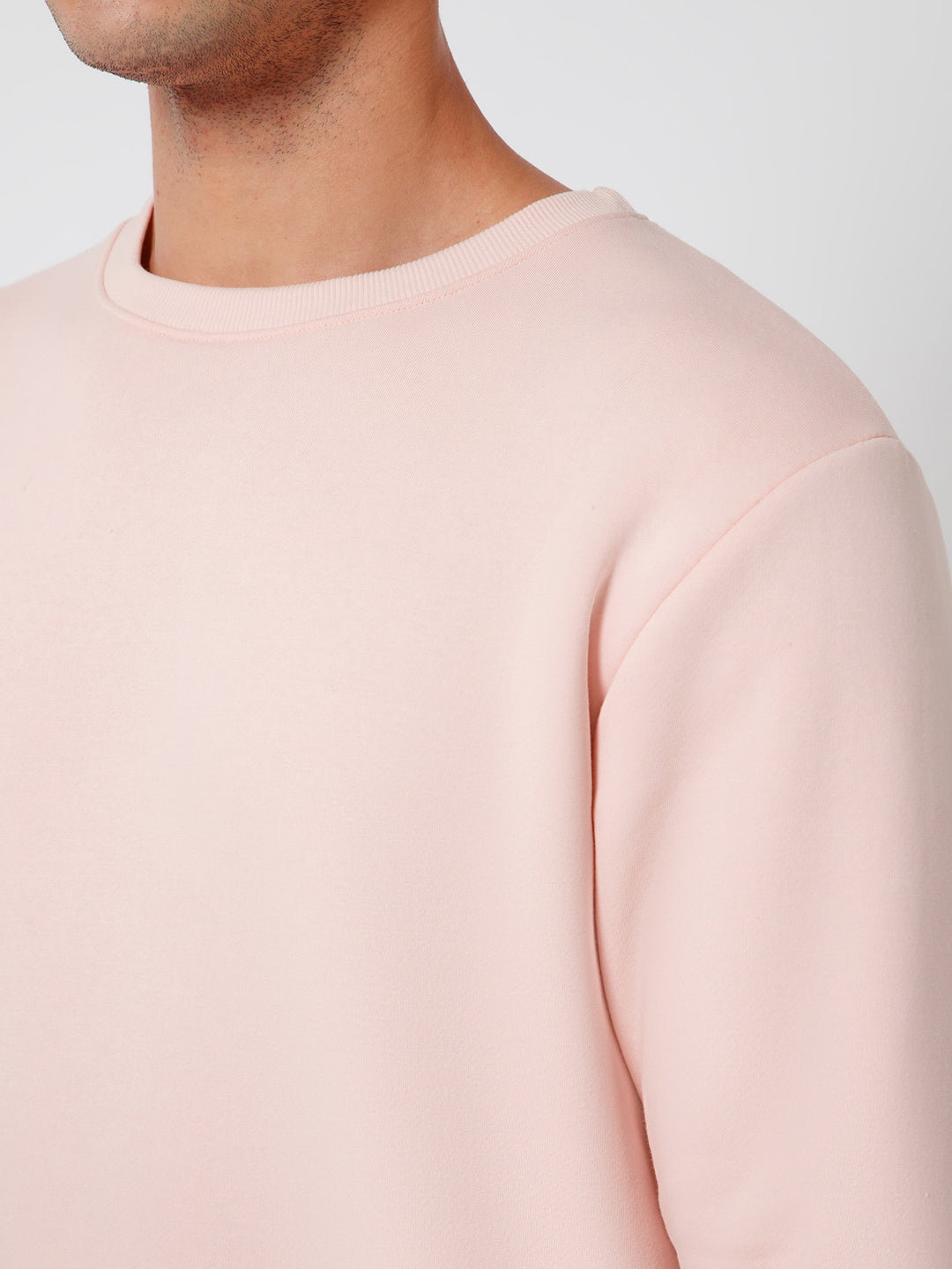 Solid Pink Sweatshirt