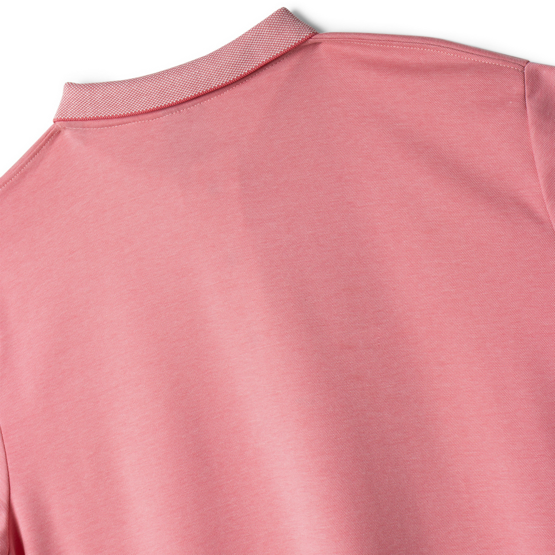 Cross Knit Pink Polo T-shirt