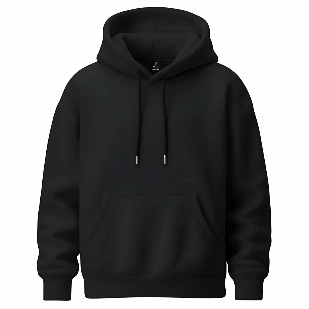 buy Solid Black Hoodie online