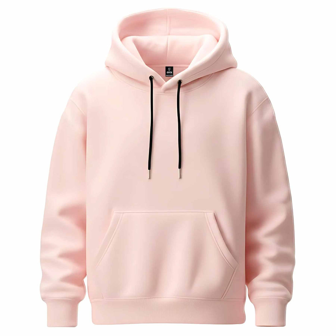 buy Solid Pastel Pink Hoodie