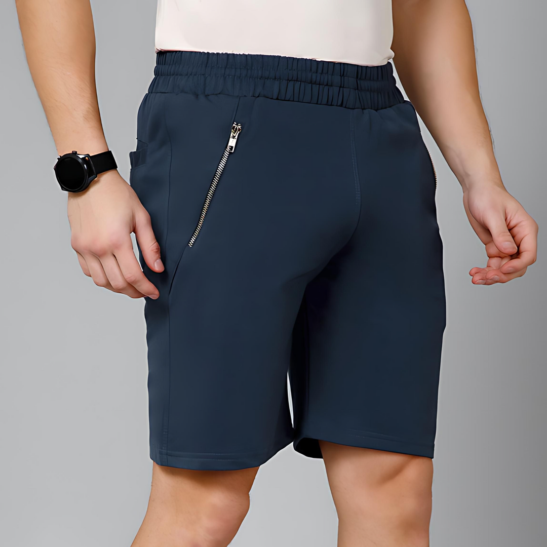 Airforce Zip Pocket Cotton Shorts