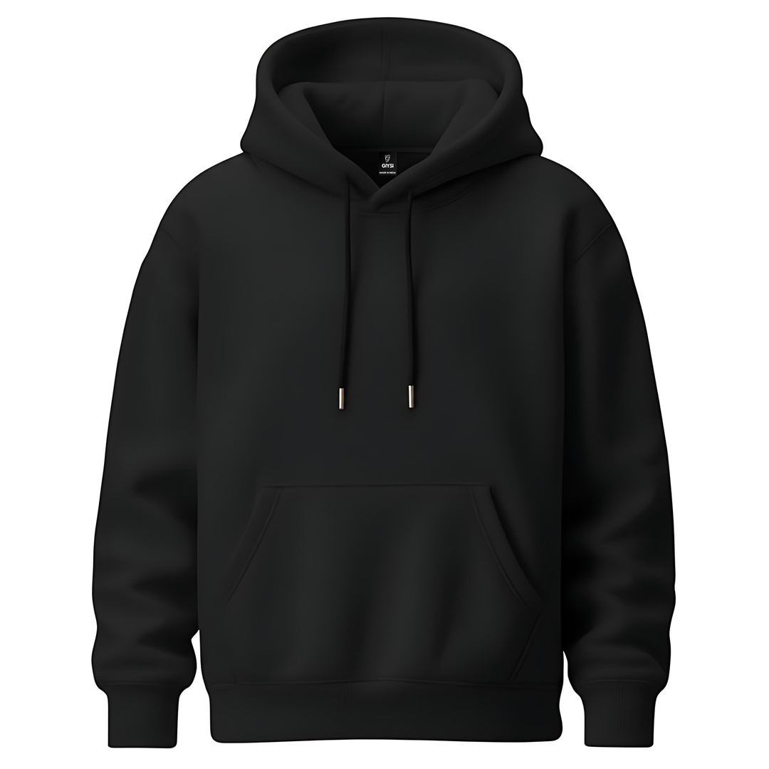 Solid Black Hoodie