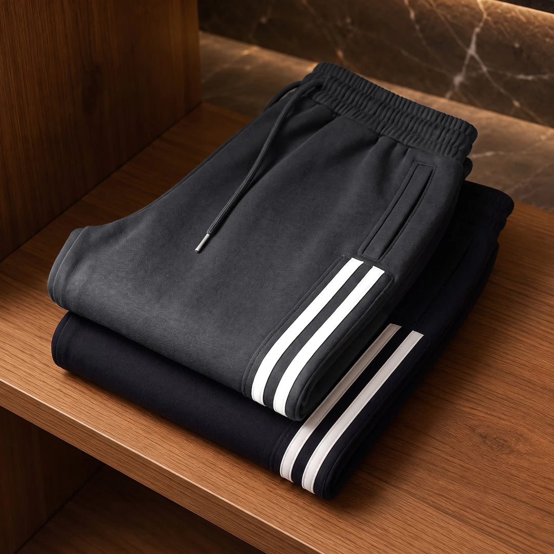 Premium Cotton Jogger Combo (Grey & Black)