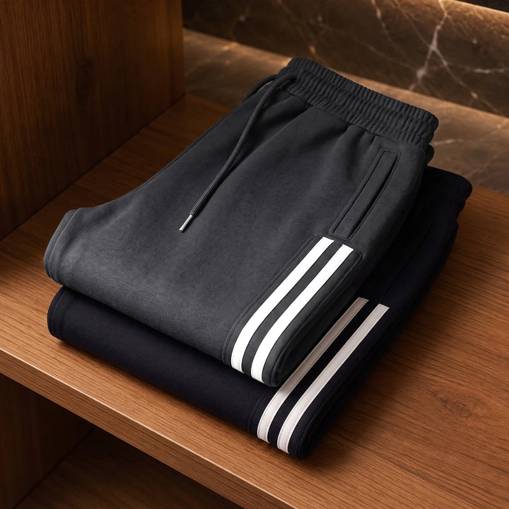 Premium Cotton Jogger Combo (Grey & Black)