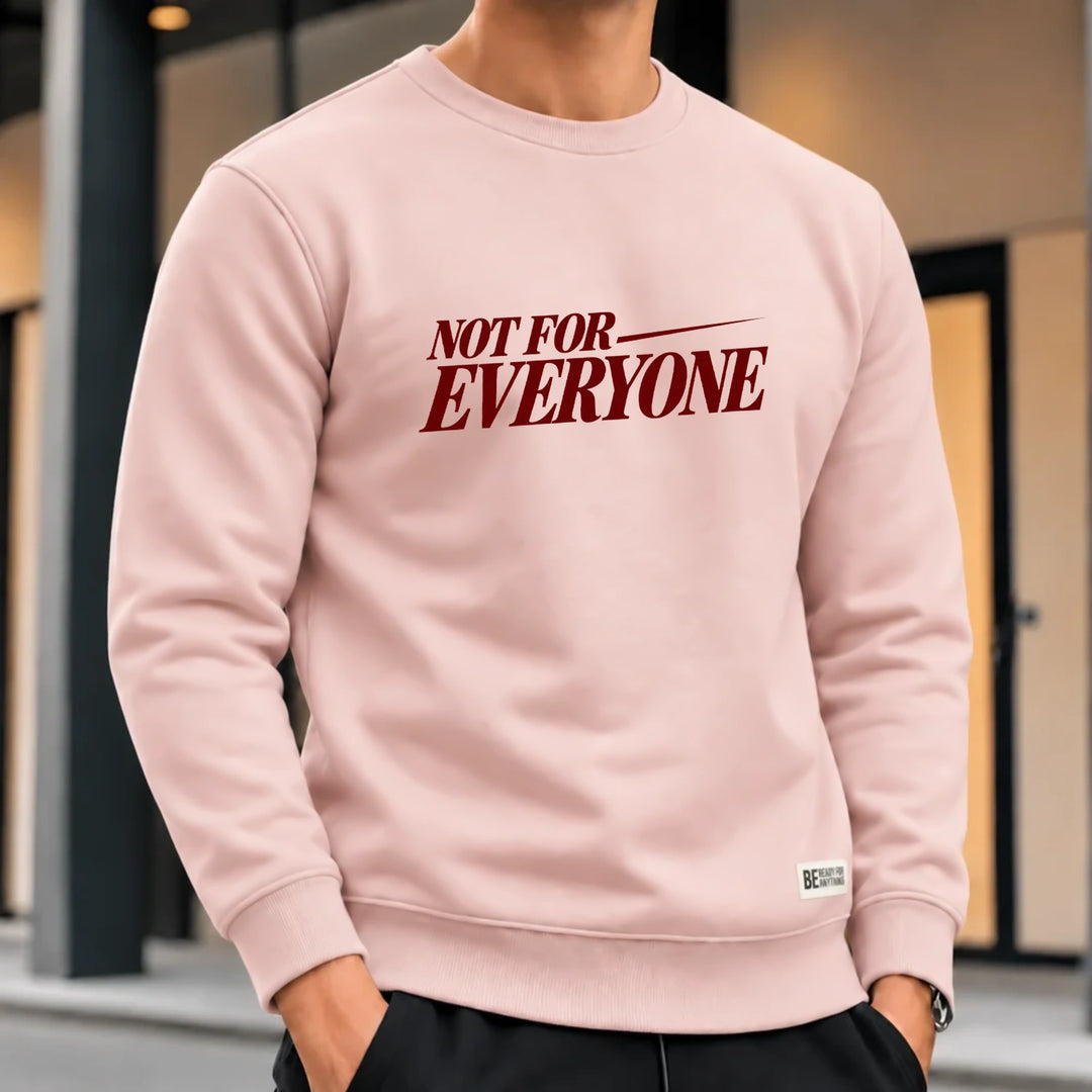 Not For Everyone Graphic Sweatshirt – Blush Pink