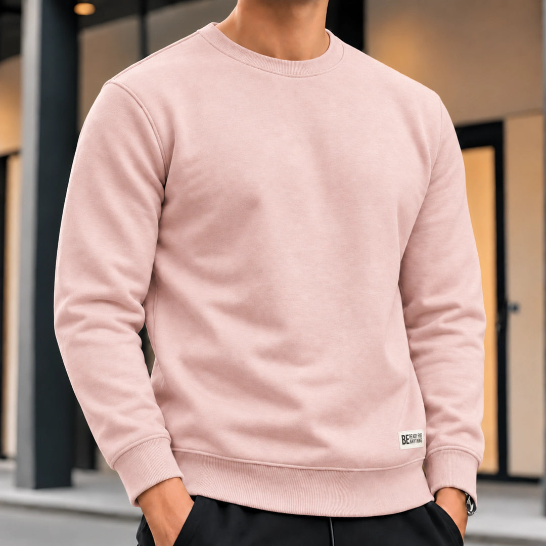 Solid Pink Sweatshirt