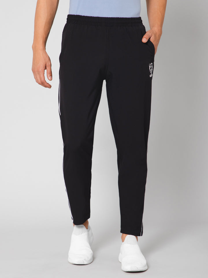 Black Casual Trackpants