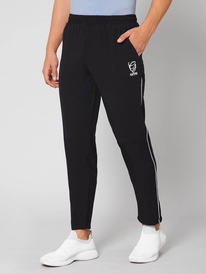 Black Casual Trackpants