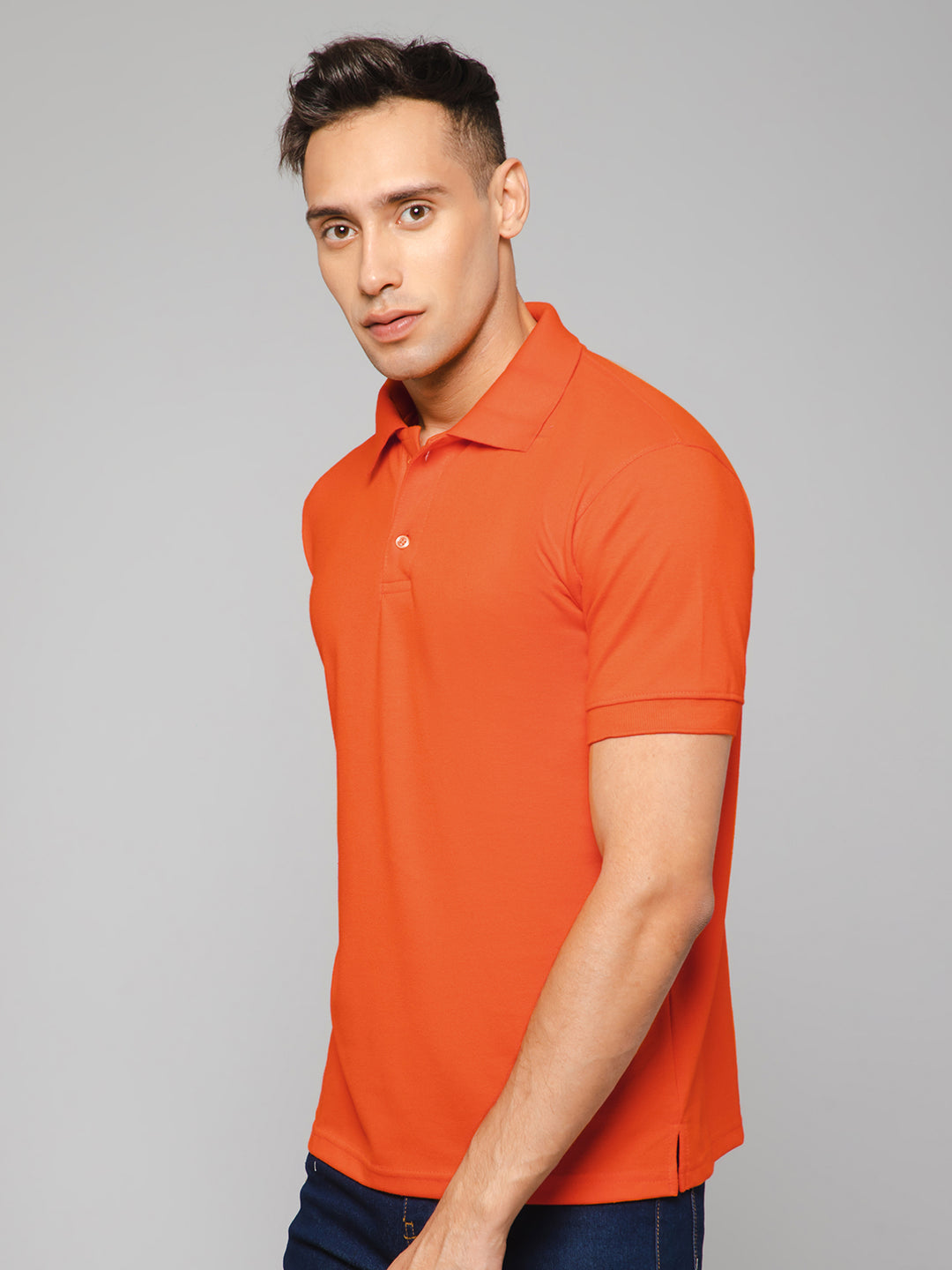 Orange Polo T-shirt