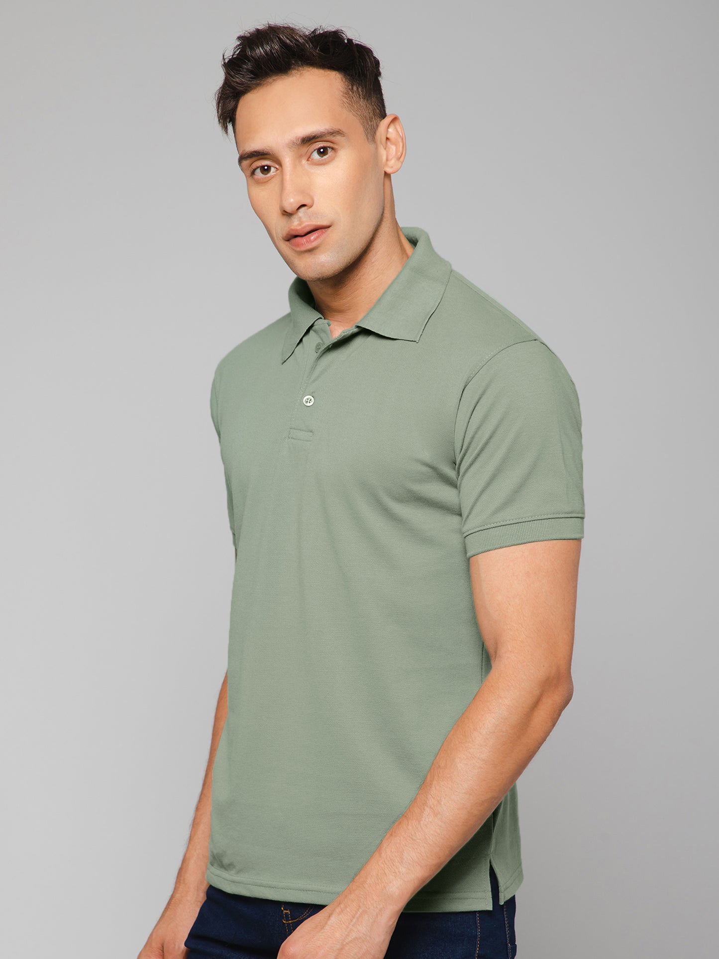 Pistachio Green Polo T-shirt