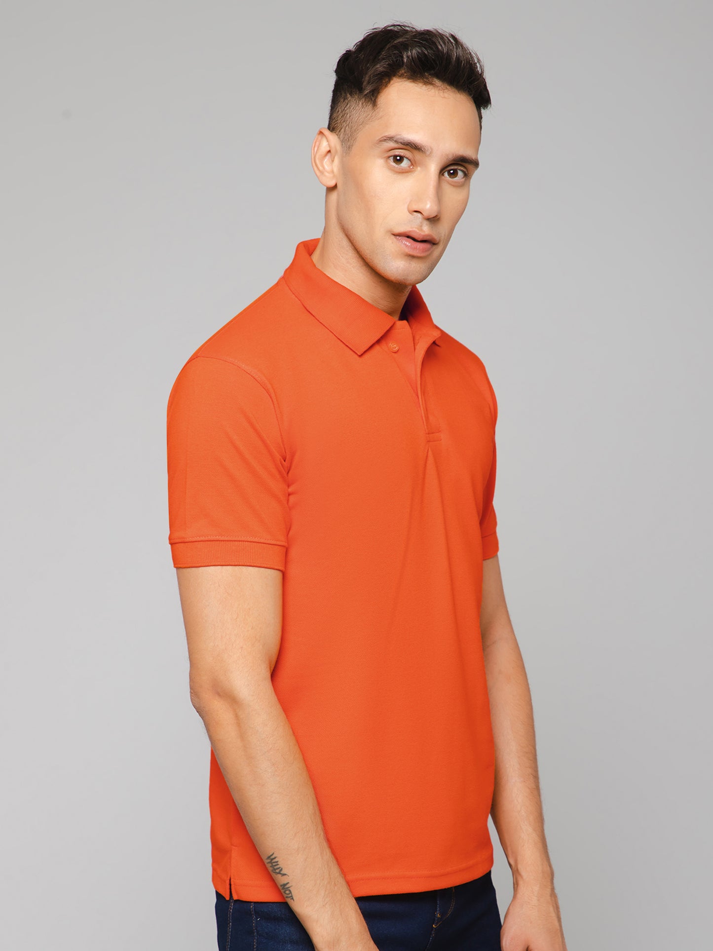 Orange Polo T-shirt