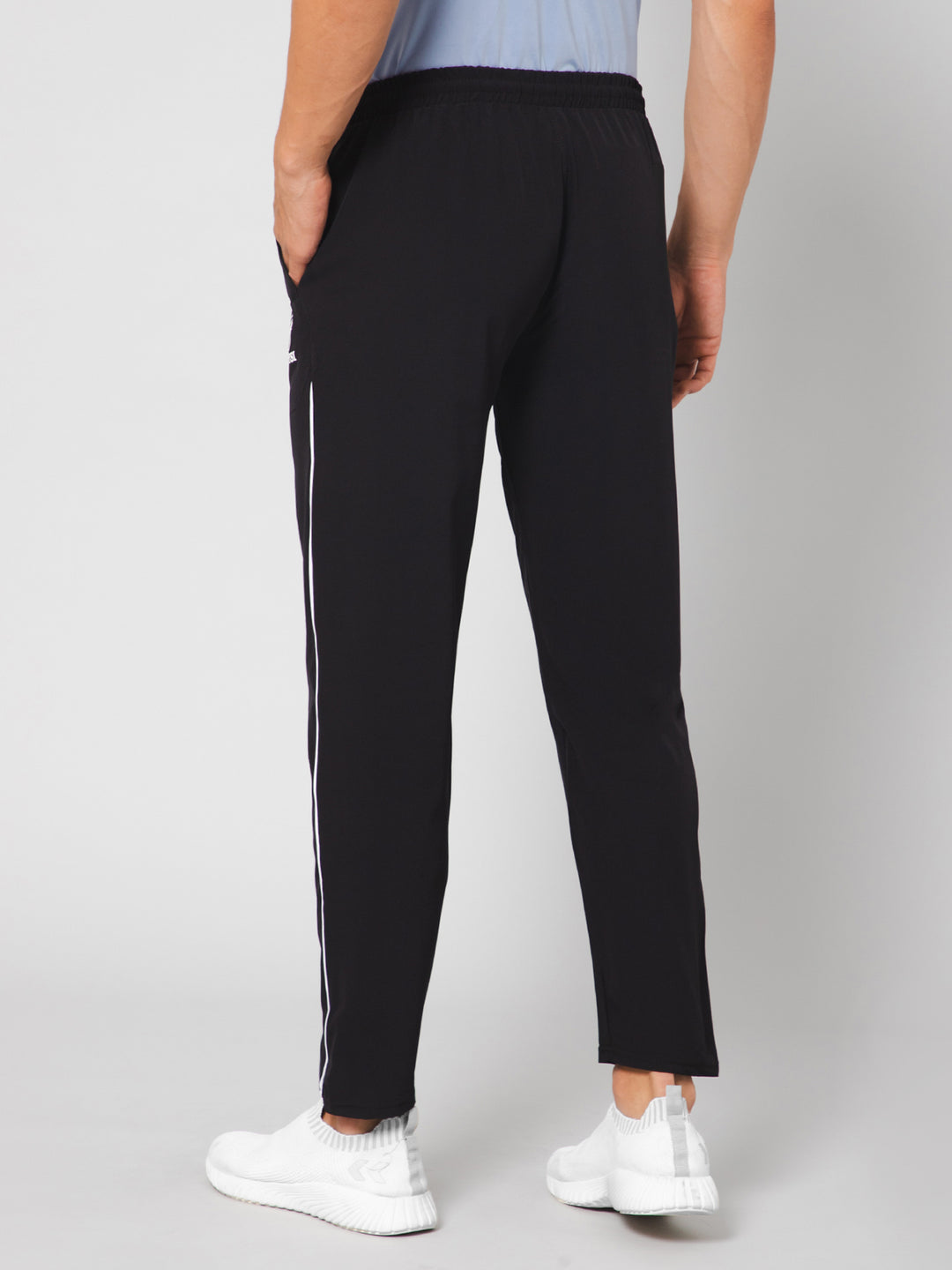 Black Casual Trackpants