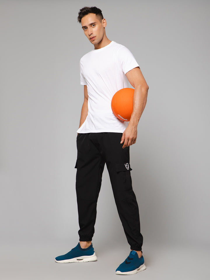 Cargo Elastic Waist Jogger with Pockets