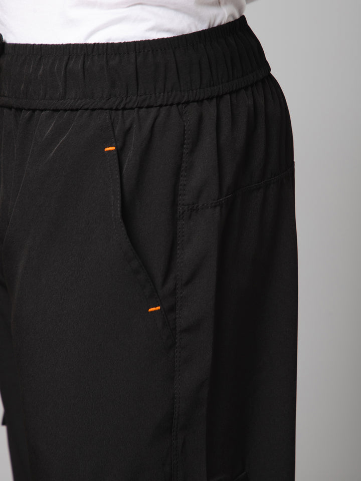 Cargo Elastic Waist Jogger with Pockets