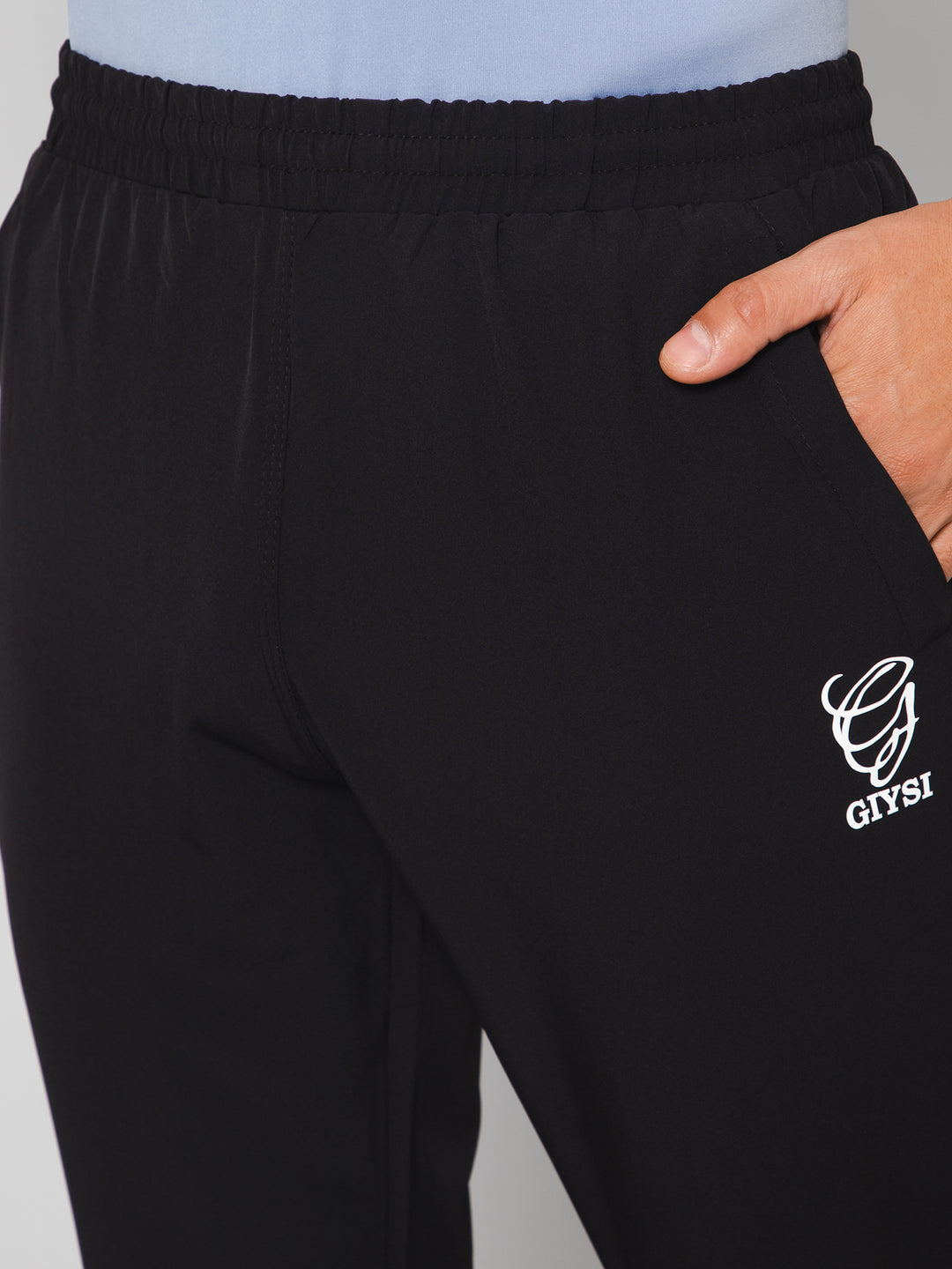 Black Casual Trackpants